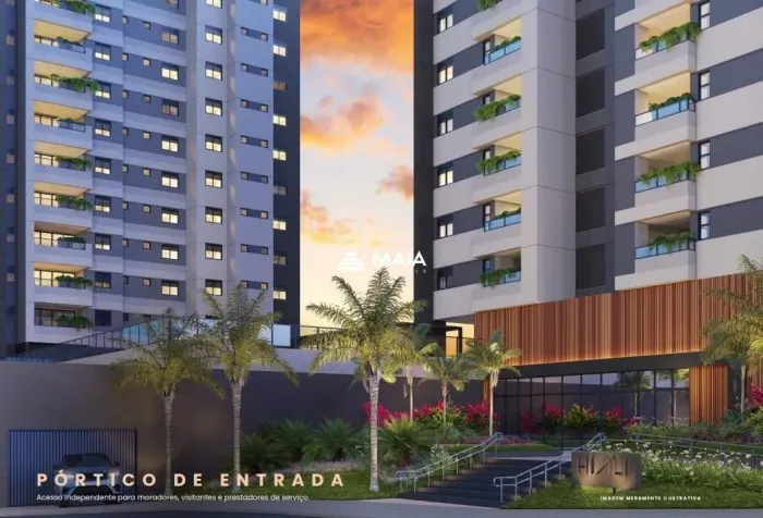 Apartamento para alugar no Residencial Hiali Home Clube
