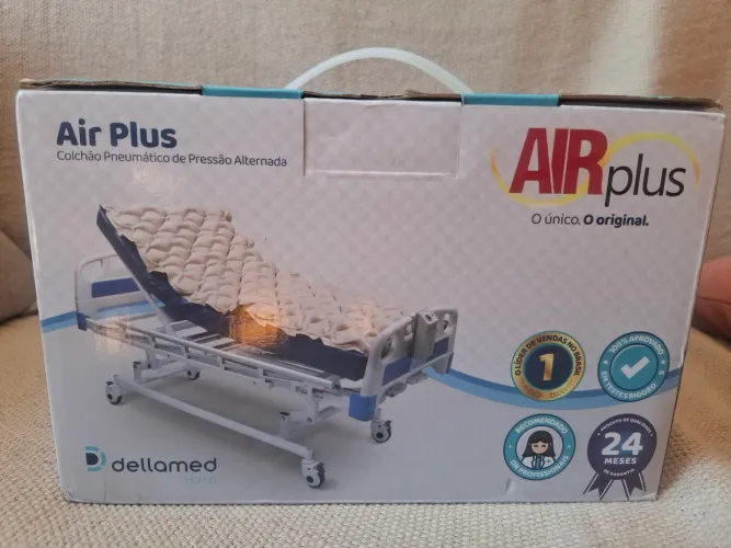 Colchão Pneumático Dellamed Air Plus 127V, prevenção de escaras