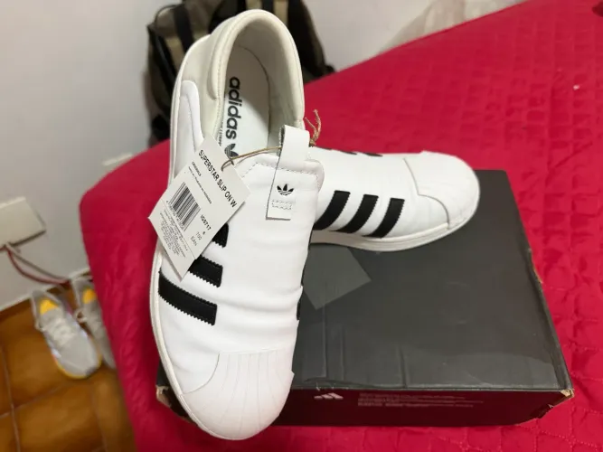 Tenis adidas superstar slip on