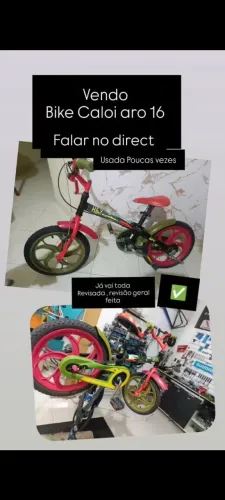Bicicleta infantil aro 16 Caloi