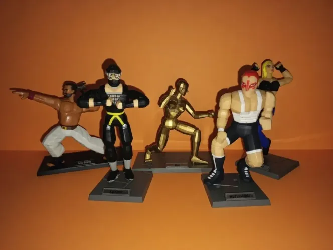 Lote Bonecos Virtua Fighter Sega 1993 15cm