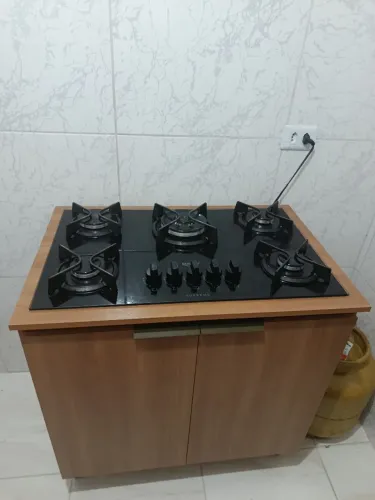 Conjunto de cozinha com pia e Cooktop