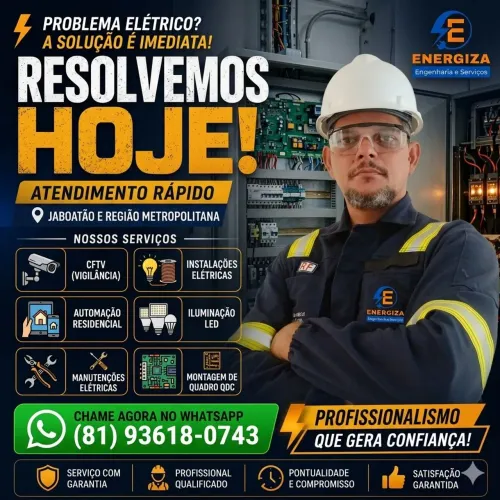 Eletrotécnico profissional, empresa e indústria