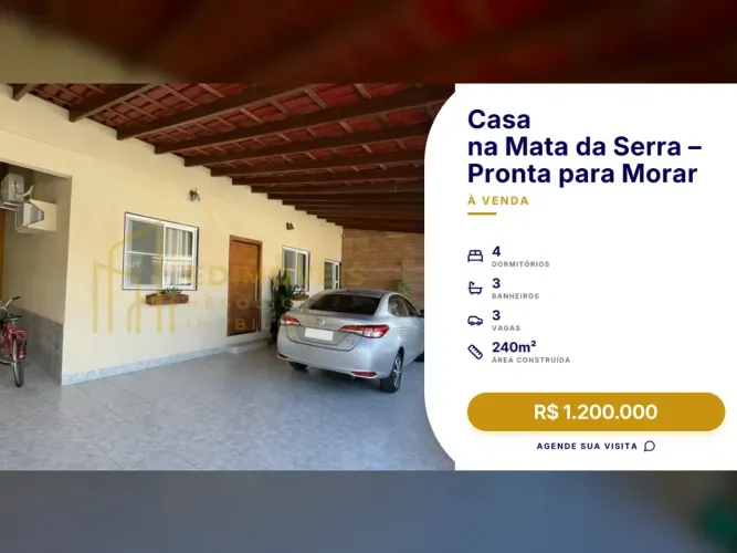 Casa incrível na Mata da Serra  Venha conhecer!