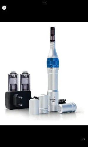 Caneta de microagulhamento Smart Gr com duas baterias extras e carregador