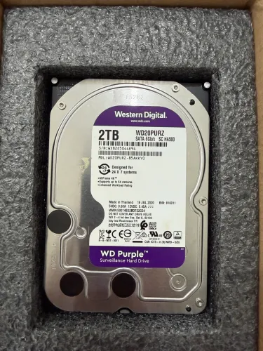 Hd 2tb Para DVR CFTV WD Purple WD2OPURZ
