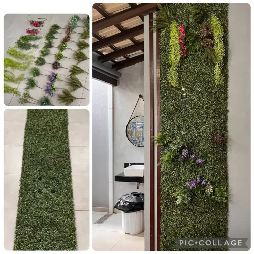 Jardim vertical artificial