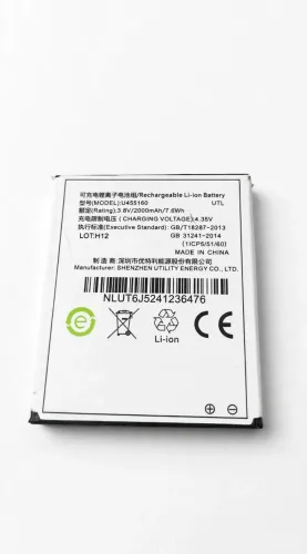 `Bateria U455160 Original para Maquininha Moderninha Plus 2 - 3.8V 2000mAh`