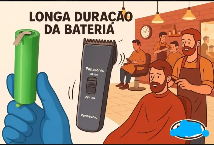 Bateria para Máquina de Cabelo
