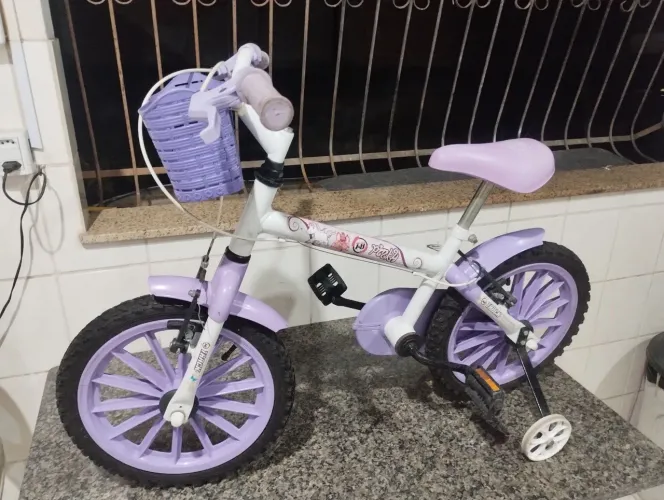 Bicicleta aro 16 Infantil Feminina Track Pink