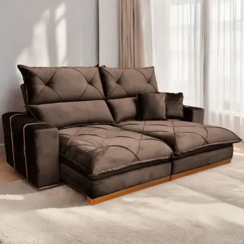 Sofá Retrátil e Reclinável Gran Bello L 2,50 m Novo! Pronta Entrega!
