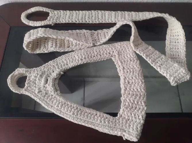 Peitoral para Pet de Crochê