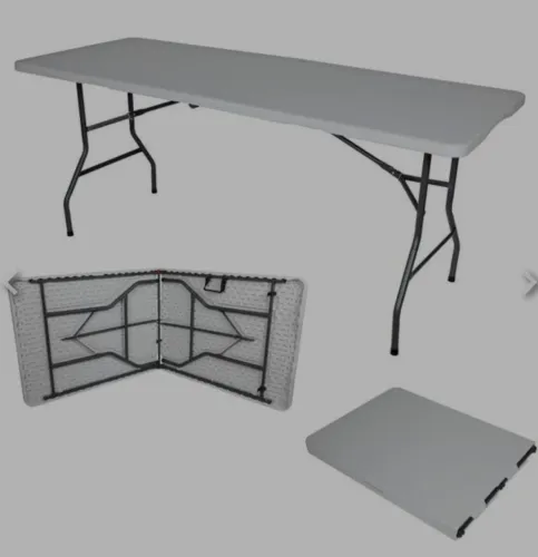 Mesa grande dobravel e portatil