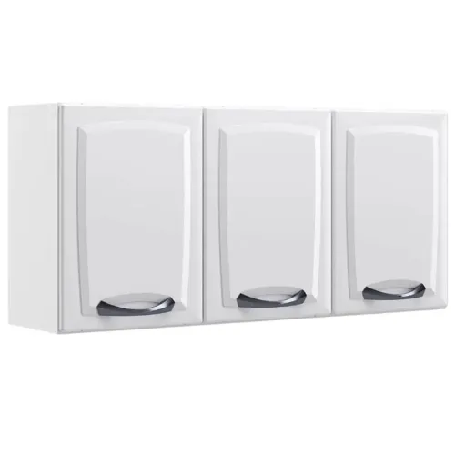 Armário Aéreo de AÇO New Premium 120cm 3 Portas Itatiaia / PRONTA ENTREGA