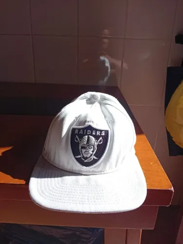 Boné Raiders Branco Snapback - Ajustável
