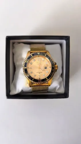 Relógio Invicta Pro Diver Original Dourado - Novo, Nunca Usado