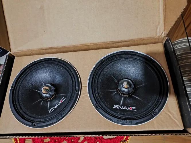 Par de Auto Falantes Snake ESV220 w RMS 6 polegadas