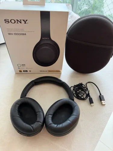 Sony Wh-1000xm4 Fone Com Cancelamento De Ruído - Sem Fio