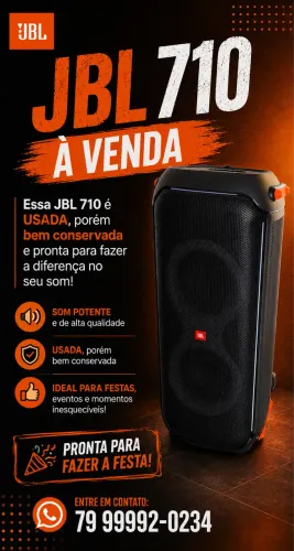 Vende-se JBL 710
