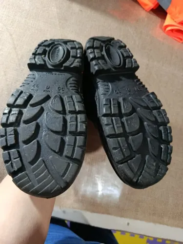 Bota Botina Segurança C/ Elástico Pedreiro Bico Pvc número 37, Colete Sinalzação Refletivo