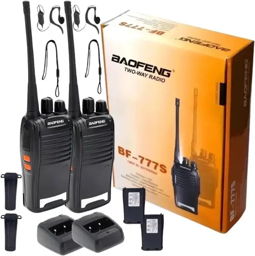 Rádio Comunicador Baofeng Walkie Talkie 777S Novo Entregamos