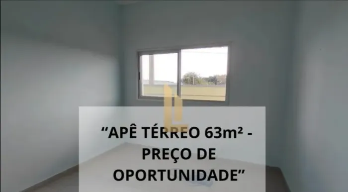 Oportunidade Apartamento térreo 2 dormitórios (suíte) 63m² - Vila Tesouro - Creci 236758