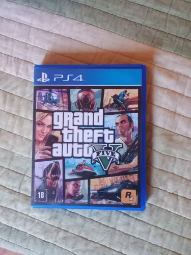 GTA 5 ps4 mídia física usado em ótimo estado,com manual e o mapa completo do jogo.