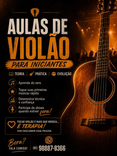Aula de Violão e Canto 