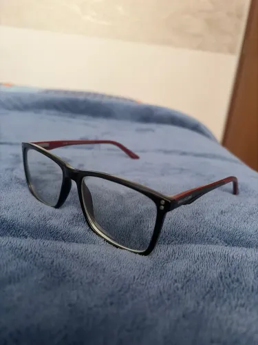 Armação Para Óculos de Grau Masculino Chilli Beans Preto e Vermelho