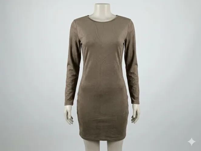 Vestido em camurça tamanho 36