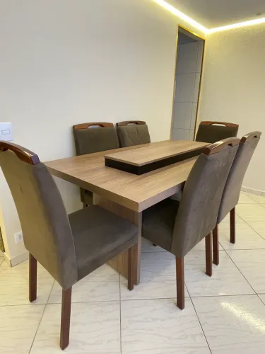 Mesa 6 Lugares Madeira
