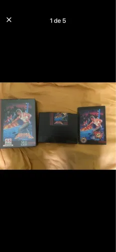 Cartucho fatal fury neo geo aes completo