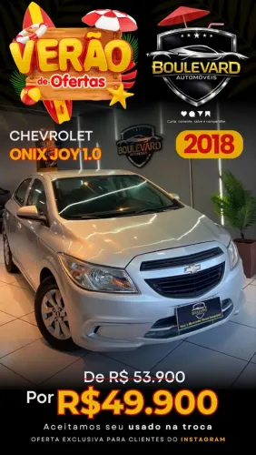 Chevrolet Onix JOY Hatch 1.0 8V Flex Mec. 4P 2018