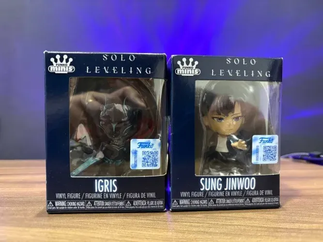funko minis solo leveling igris e sung jinwoo