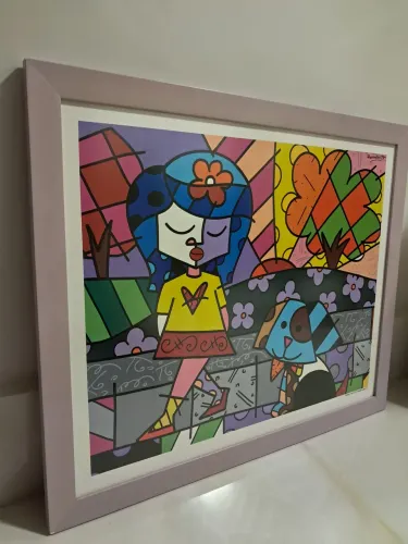 Quadro Assinatura Romero Brito 