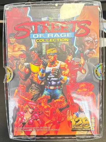 JOGO MEGA DRIVE - STREETS OF RAGE COLLECTION - RETRO X + ZEITDRIVE