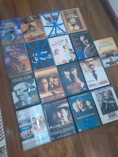 DVDs Antigos - 15 unidades