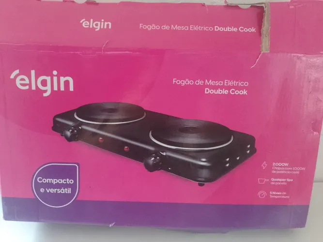Fogão de mesa elétrico Double Cook Elgin