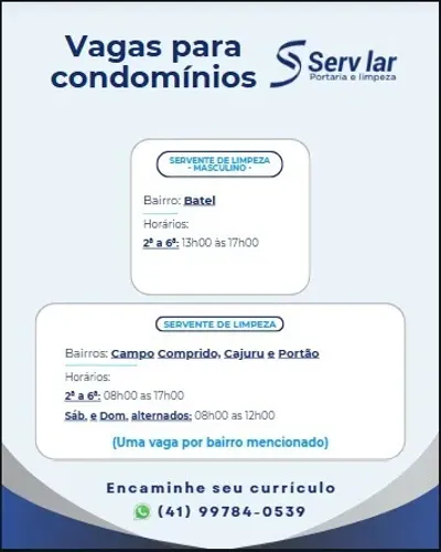 Servente de Limpeza