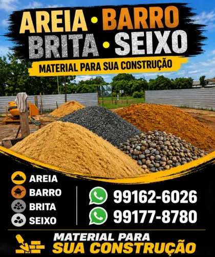 Areia-Barro-Brita-Seixo