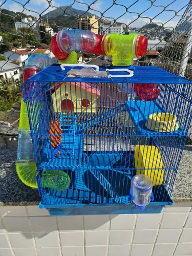 Gaiola para hamster 3 andares