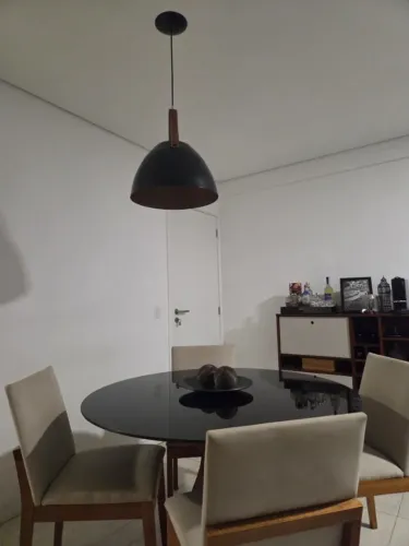 LUMINÁRIA DE TETO GRANDE TOK STOK PELICANO WHISKY/PRETO