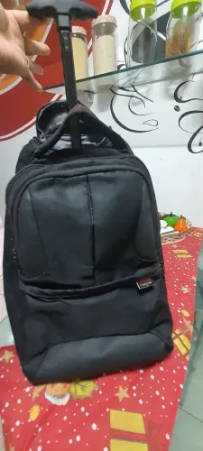 Mochila samsonite com puxador e rodinha!