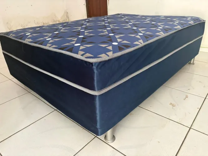 Cama de casal de espuma bem alta 20 cm