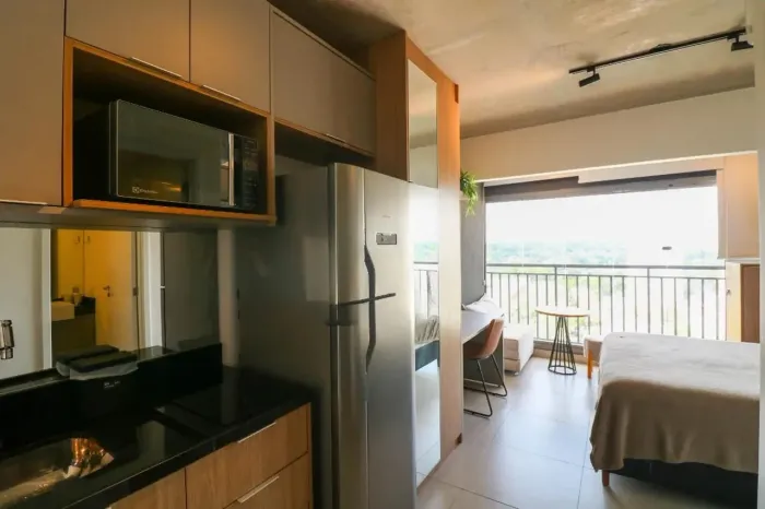 Apartamento à Venda - Chácara Santo Antonio, 1 Quarto, 22 m2