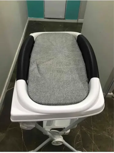 Banheira de bebê c Trocador Galzerano Premium cor grafite