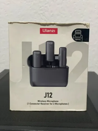 Microfone Ulanzi Sem Fio J12 