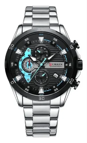 VENDO LINDO RELÓGIO CURREN CHRONOGRAPH (COM NOTA FISCAL DA PRIMEIRA COMPRA)