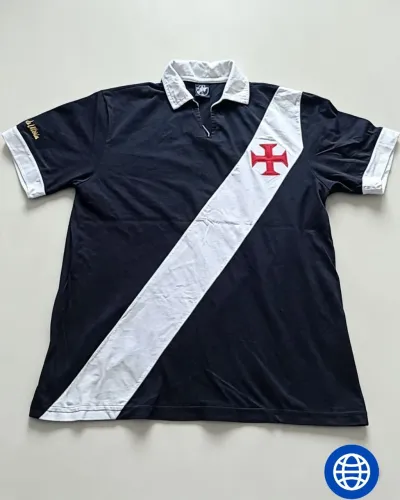 Camisa Vasco da Gama retrô torneio de Paris 1957