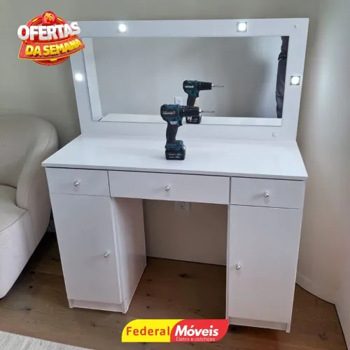 Penteadeira com LED Camarim 2P - Entregamos